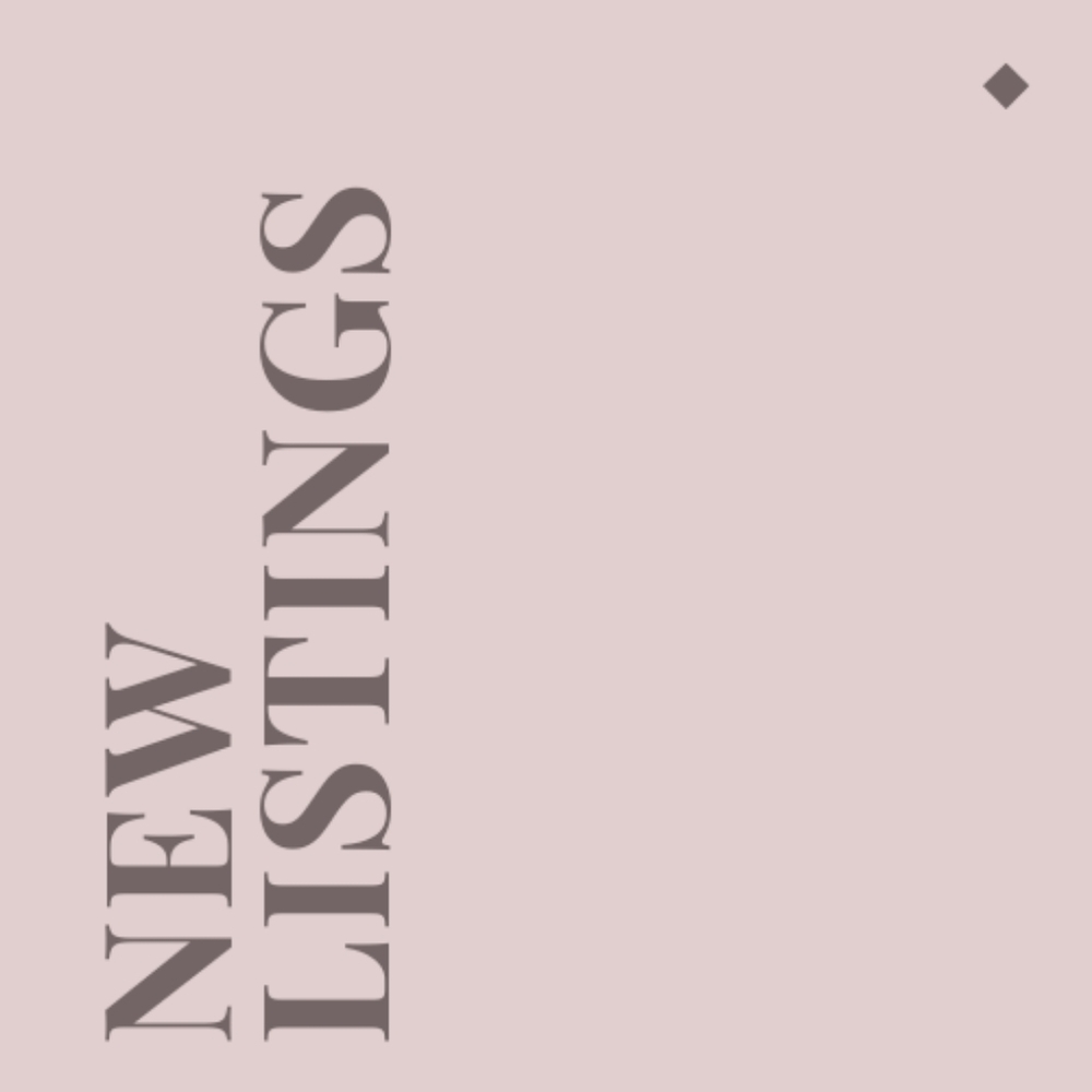 New listings follow this heading